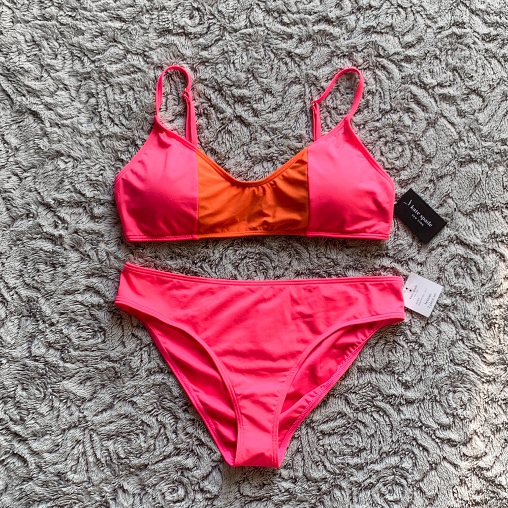 NWT | Kate Spade Radiant Pink Bikini